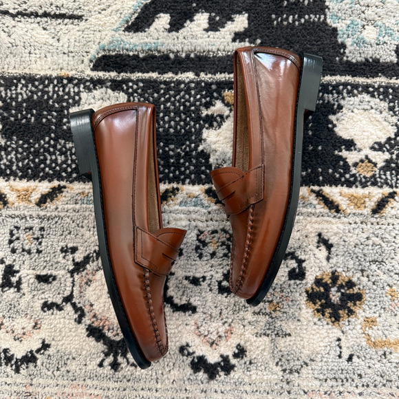 G.H.BASS Whitney Weejuns Penny Loafers Cognac main image 5